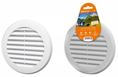 Фотография товара 'Tdm Решетка круглая с москитной сеткой, с фланцем SQ1807-0093'