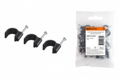 Фотография товара 'Tdm Скоба 7мм круглая пластиковая SQ0514-0042'