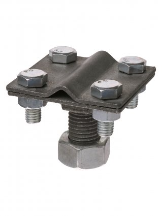 Фотография товара 'Tdm Зажим прута с болтовым креплением к муфте 4-х болтовой, прут ?6-10 мм, М16, термодиффузия, SQ2401-0042'