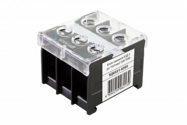 Фотография товара 'Tdm Блок зажимов БЗД-3 до 10,0 мм2 50A SQ0531-0305'