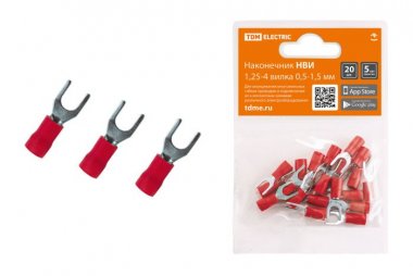 Фотография товара 'Tdm Наконечник НВИ 1,25-4 вилка 0,5-1,5мм SQ0568-0013'