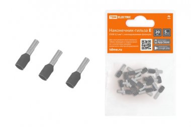 Фотография товара 'Tdm Наконечник-гильза Е4009 4мм2 с изолированным фланцем SQ0568-0042'