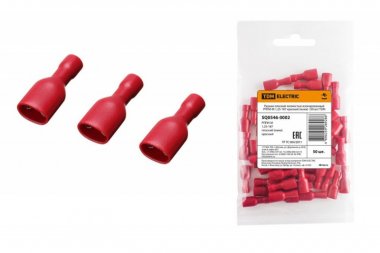 Фотография товара 'Tdm Разъем плоский полностью изолированный РППИ-М 1,25-187 (мама) SQ0546-0002'