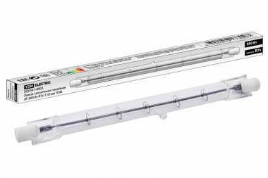 Фотография товара 'Tdm Лампа галогенная линейная ЛГ-500 Вт-R7s-118 мм SQ0341-0003'