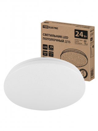 Фотография товара 'Tdm SQ0329-9015 Светильник LED потолочный ДПБ 02, 24 Вт, 4000 К'