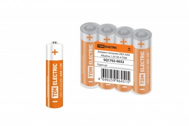 Фотография товара 'Tdm Элемент питания LR03 AAA Alkaline 1,5V SR-4 SQ1702-0032'