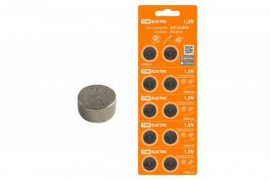 Фотография товара 'Tdm Элемент питания AG12/LR43 Alkaline 1,5V BP-10 SQ1702-0046'