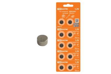 Фотография товара 'Tdm Элемент питания AG3/LR41 Alkaline 1,5V BP-10 SQ1702-0041'