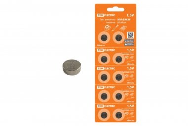 Фотография товара 'Tdm Элемент питания AG4/LR626 Alkaline 1,5V BP-10 SQ1702-0042'