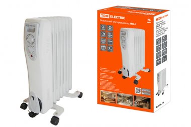 Фотография товара 'Tdm Масляный обогреватель МО-7, 1500 Вт, 7 секций, регулятор мощности (550/950/1500 Вт), термостат, SQ2501-0901'