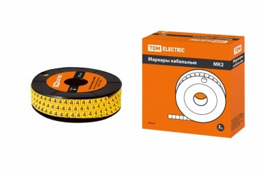 Фотография товара 'Tdm Маркер МК2 - 4мм символ "4" SQ0511-0033'