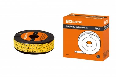 Фотография товара 'Tdm Маркер МК3 - 10мм символ "4" SQ0511-0044'