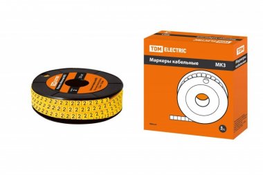 Фотография товара 'Tdm Маркер МК3 - 6мм символ "2" SQ0511-0052'