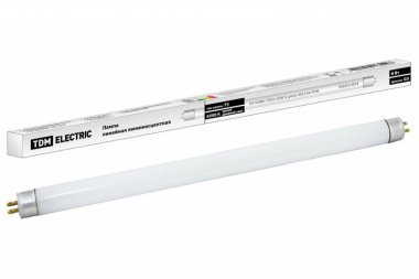 Фотография товара 'Tdm Лампа люминесцентная линейная двухцокольная ЛЛ-16/8 Вт, T5/G5, 6500 К SQ0355-0018'