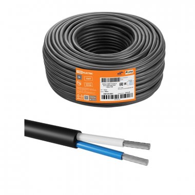 Фотография товара 'Tdm SQ0144-0001 Кабель АсВВГ-П нг(А)-LS 2х2,5 ок(N)-0,66 ГОСТ (100м)'