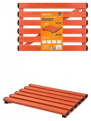 Фотография товара 'Tdm Настил диэлектрический НСД-70, 500 х 700 мм, h=70 мм, стеклопласт., до 50 кВ "ЭкспертЭлектрик", SQ1028-0692'