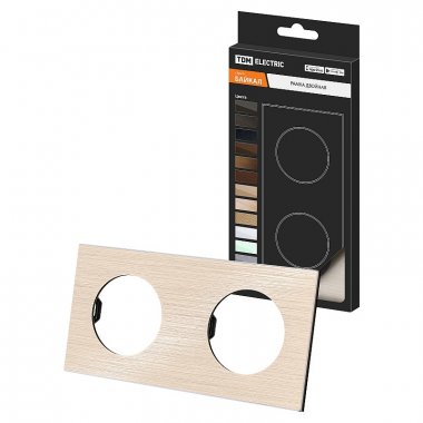 Фотография товара 'Tdm SQ1819-0561 Рамка двойная шампань, алюминий, шлифованный, "Байкал"'