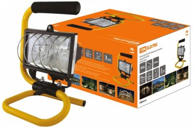 Фотография товара 'Tdm Прожектор ИО150П (переноска) галоген.черный IP54 SQ0302-0013'