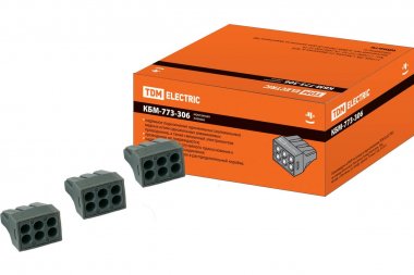 Фотография товара 'Tdm SQ0517-0003 Строительно-монтажная клемма КБМ-773-306'