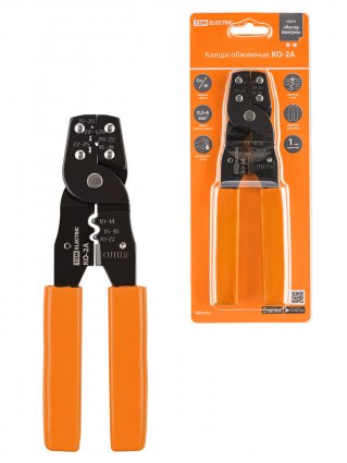 Фотография товара 'Tdm Клещи обжимные КО-2А, обжим неизолированных автоклемм 0,5-6 мм, SQ1001-0013'