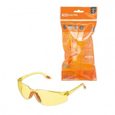 Фотография товара 'Tdm SQ1016-0742 Очки защитные открытые УДН, желтые, "Гранит"'