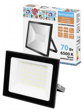 Фотография товара 'Tdm SQ0336-0304 Прожектор СДО-05-070 70 Вт, 5600 лм, 6500 К, 220-240 В, IP65'