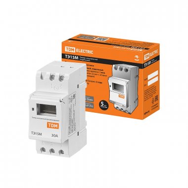 Фотография товара 'Tdm SQ1503-0037 Таймер электронный ТЭ15М-1мин/7дн-32on/off-30А-DIN'