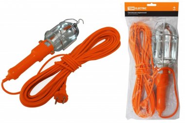 Фотография товара 'Tdm Светильник переносной УП-2Р круглая вилка 2Р/5метров SQ0306-0004'