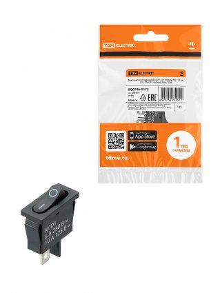 Фотография товара 'Tdm SQ0746-0173 KCD1-101B 250В AC/DC, 1P, 6А, (2с), ON-OFF'