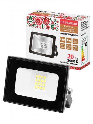 Фотография товара 'Tdm SQ0336-0317 Прожектор СДО-05-020 20 Вт, 1600 лм, 3000 К, 220-240 В, IP65'