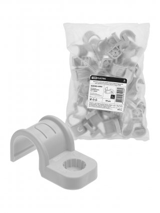 Фотография товара 'Tdm SQ0405-6002 Крепеж-скоба для трубы 20 мм односторонняя'