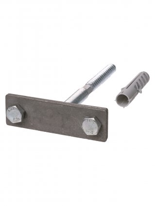 Фотография товара 'Tdm Держатель фасадный для полосы шириной 25-50 мм длина 120 мм с дюбелем, SQ2402-3141'
