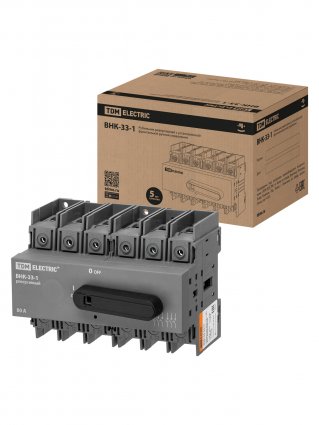 Фотография товара 'Tdm SQ0744-0417 Рубильник ВНК-33-1 3П, 80 А, реверсивный'