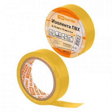 Фотография товара 'Tdm SQ0526-0072 Изолента ПВХ 0,13х15мм'