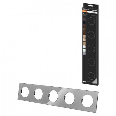 Фотография товара 'Tdm SQ1819-0306 Рамка пятипостовая платина, стекло, "Байкал"'