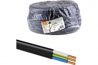 Фотография товара 'Tdm SQ0117-1623 Провод ВВГмб-П нг(А) 3х1,5 220/380'