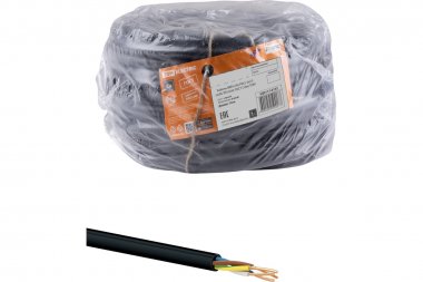 Фотография товара 'Tdm SQ0117-0152 Кабель ВВГнг(А)-FRLS 3х2,5 ок(N, PE)-0,66 ГОСТ'