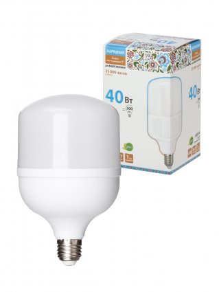 Фотография товара 'Tdm Лампа светодиодная T-40 Вт-230 В-6500 К–E27 (114x183 мм), SQ0340-1645'