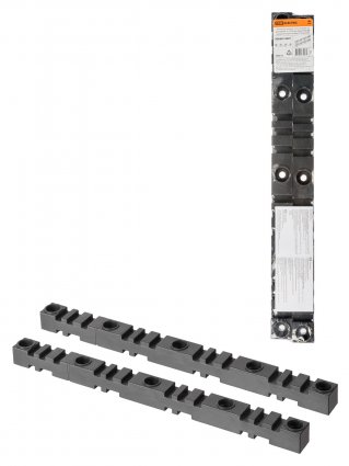 Фотография товара 'Tdm Изолятор шинный плоский ИШП 4П для шин 10 и 10/20 мм, длина 458 мм межшинное расстояние 115 мм, SQ0807-0025'