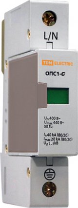 Фотография товара 'Tdm Разрядник ОПС1-C 1Р SQ0201-0005'