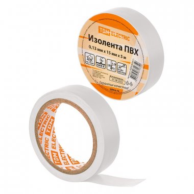 Фотография товара 'Tdm SQ0526-0071 Изолента ПВХ 0,13х15мм'