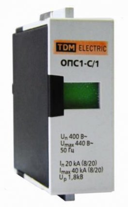 Фотография товара 'Tdm Сменный модуль ОПС1-C 1P SQ0201-0012'