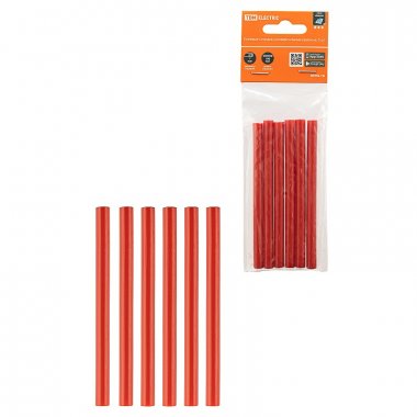 Фотография товара 'Tdm SQ1024-0504 Клеевые стержни универсальные красные, 7 мм x 100 мм'