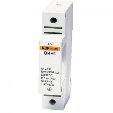 Фотография товара 'Tdm Ограничитель импульсных напряжений ОИН1 SQ0201-0014'