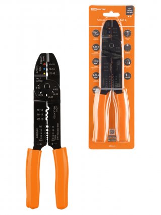 Фотография товара 'Tdm Клещи обжимные КО-У, универсальные (обжим, зачистка, винторез), SQ1001-0008'