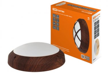 Фотография товара 'Tdm Светильник ФБУ 05-2х20-013 "Бриз" венге IP64 SQ0328-0314'