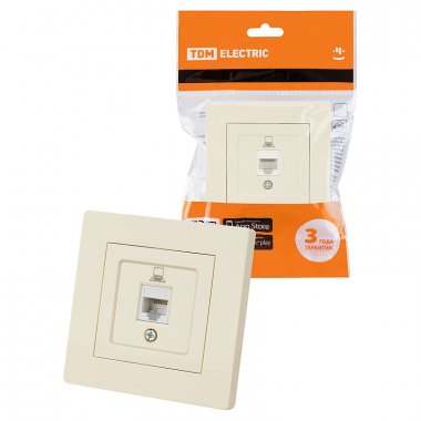 Фотография товара 'Tdm SQ1816-0143 Розетка компьютерная RJ45'