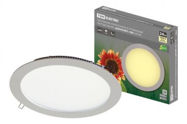 Фотография товара 'Tdm Светильник ультратонкий встраиваемый светодиодный "Даунлайт" 24 Вт 3000К SQ0329-0103'