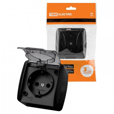 Фотография товара 'Tdm SQ1818-0307 Розетка 2П+3 открытой установки IP54 16А'