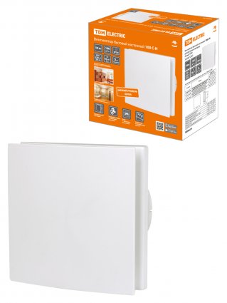 Фотография товара 'Tdm Вентилятор бытовой настенный, 100 С-Н, декоративная накладка, SQ1807-2007'